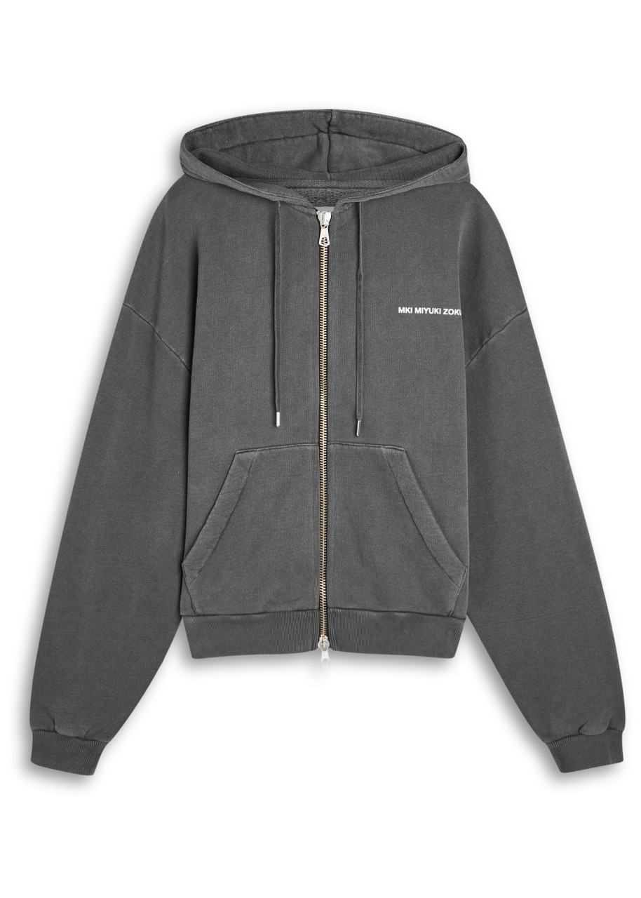 Uniform Logo Hooded Cotton-blend Sweatshirt