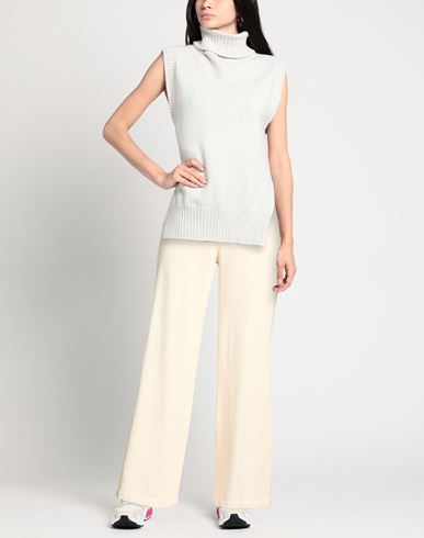 Woman Pants Cream Size S Cotton