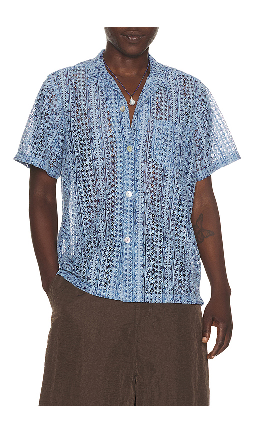 Bather camisa en color azul S también en M, L, XL/1X