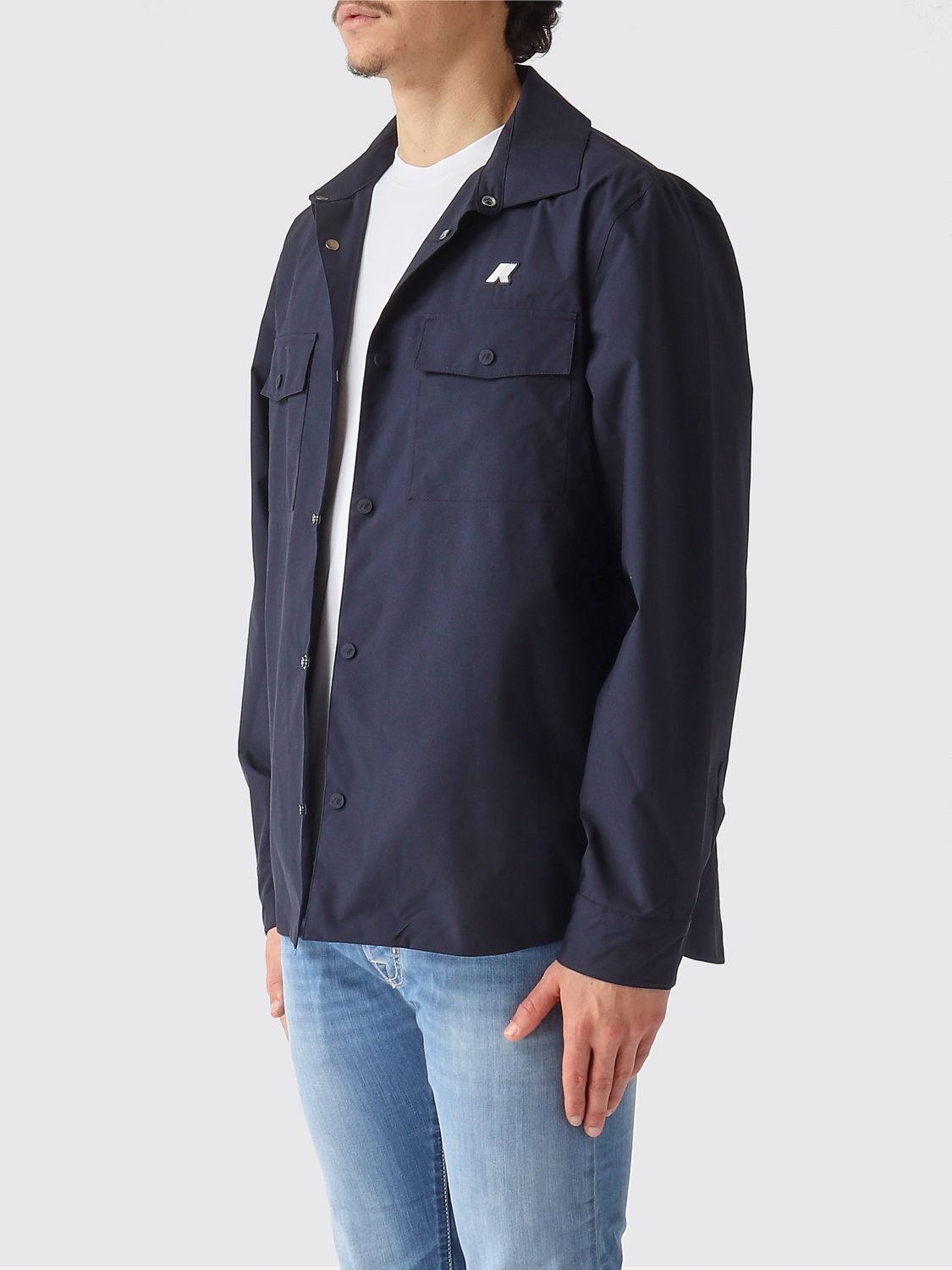 Jacket Men color Blue