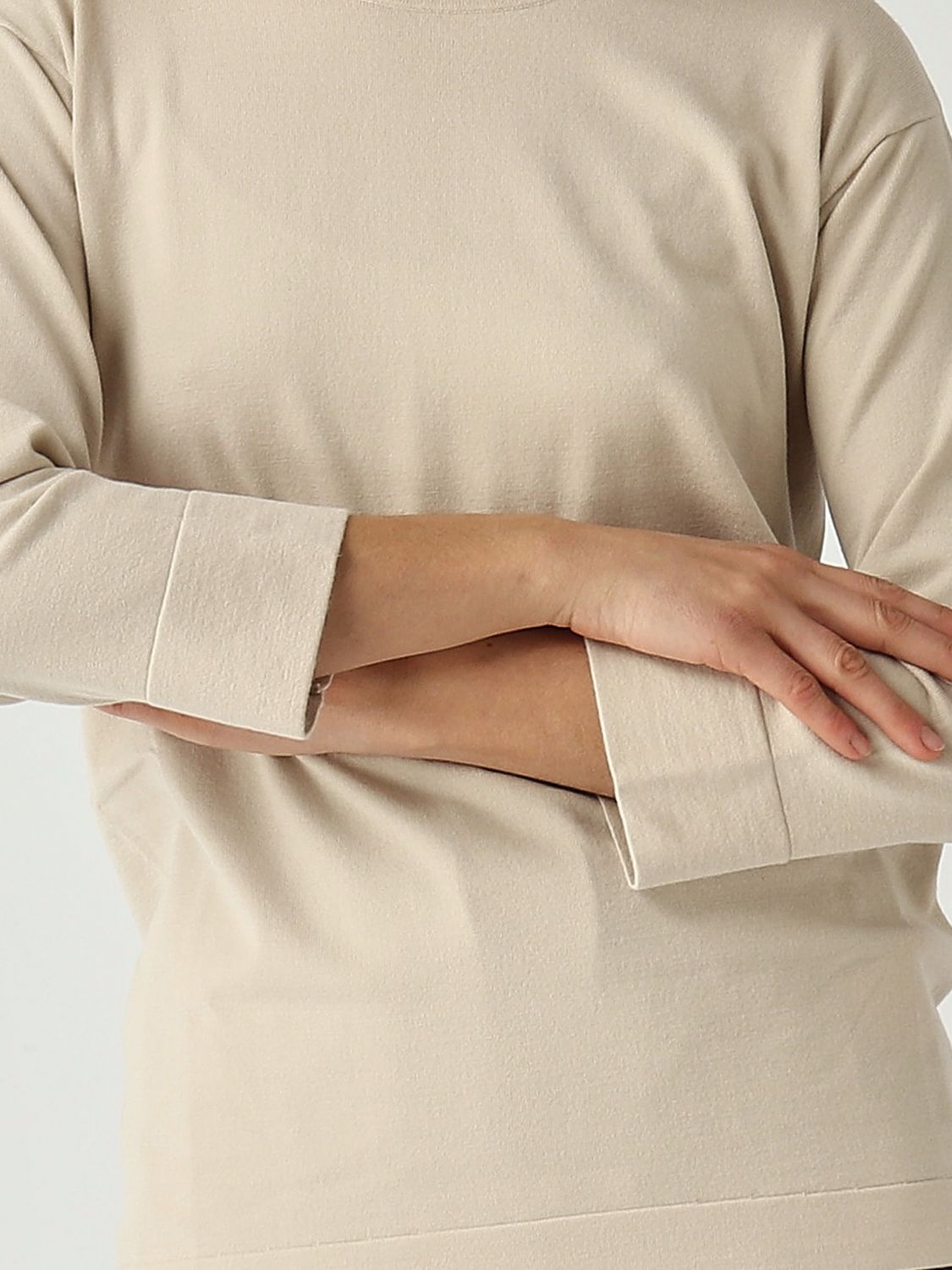 Sweater Woman color Ecru