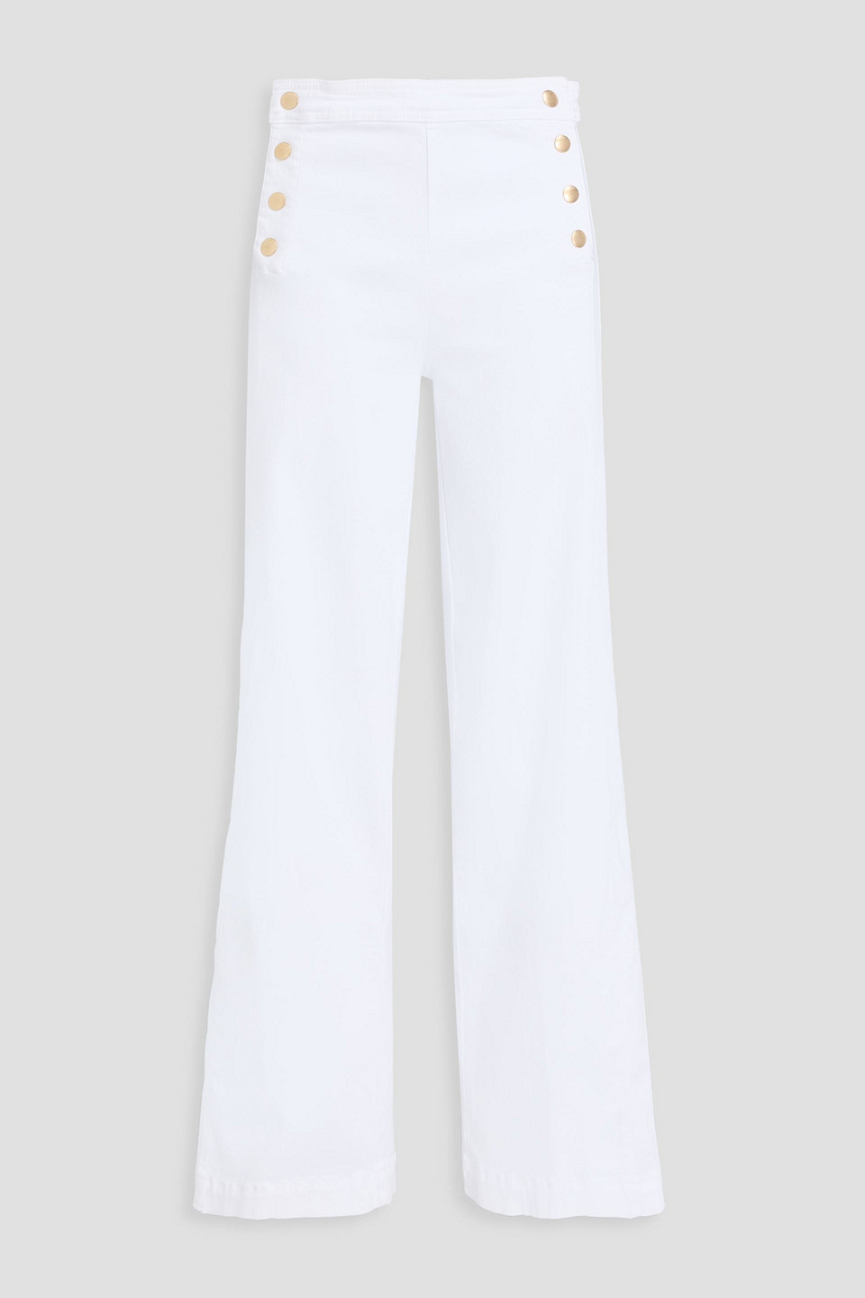 Sailor high-rise wide-leg jeans - White - 33