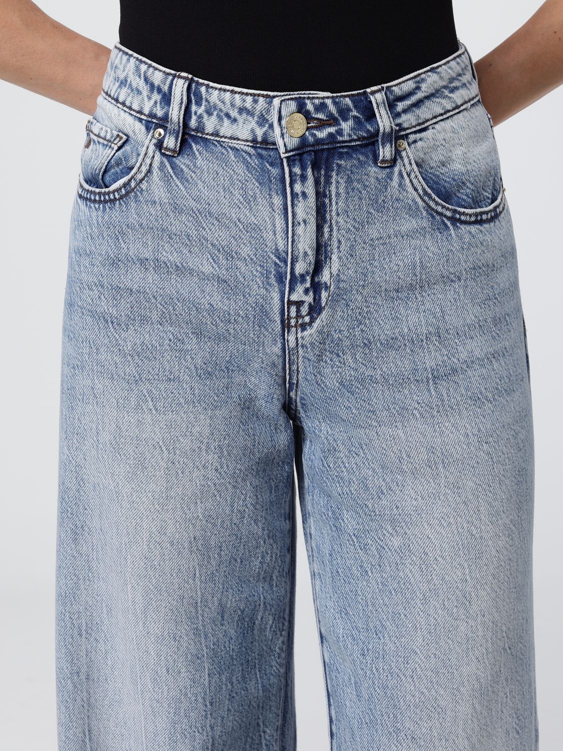 Jeans Woman color Stone Washed