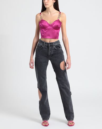 Woman Top Fuchsia Size 6 Polyamide