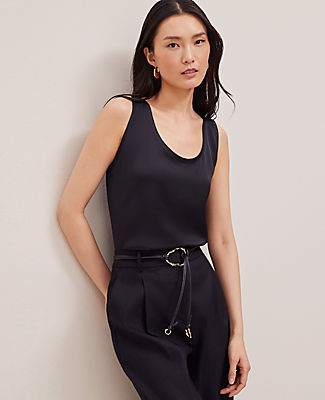 Ann Taylor Scoop Neck Tank Top