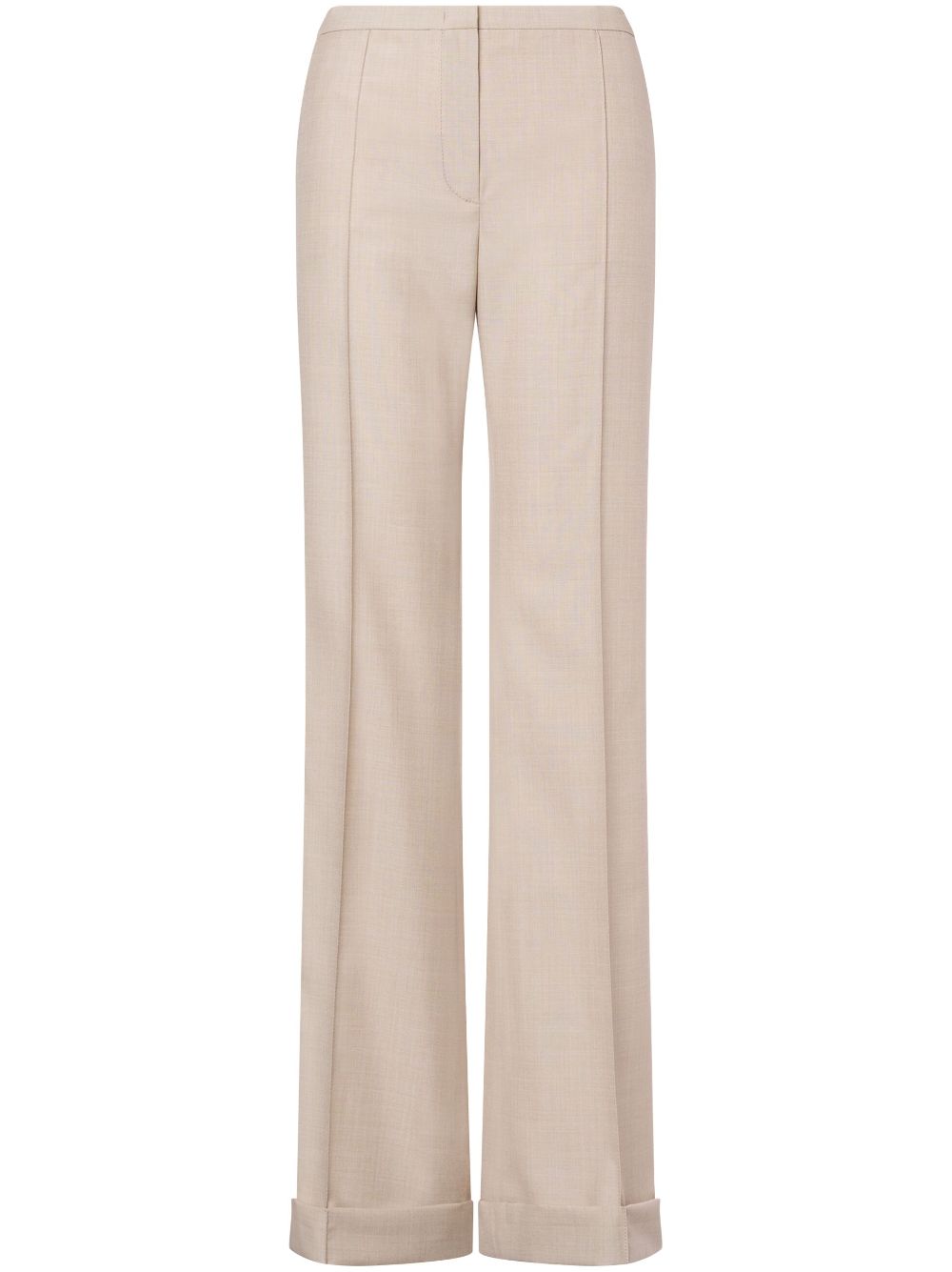 Pintucked trousers - Neutrals