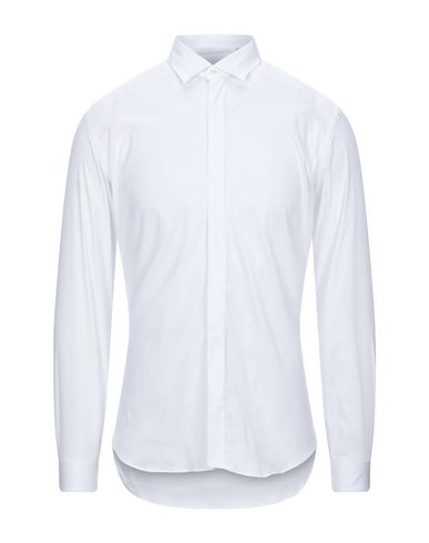 Man Shirt White Size 38 Cotton, Polyamide, Elastane