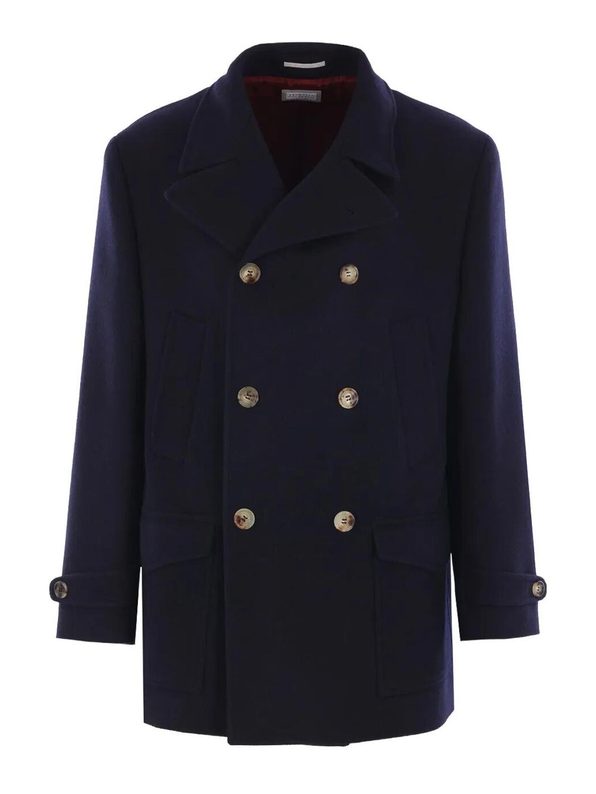 Double-Breasted Wool Coat