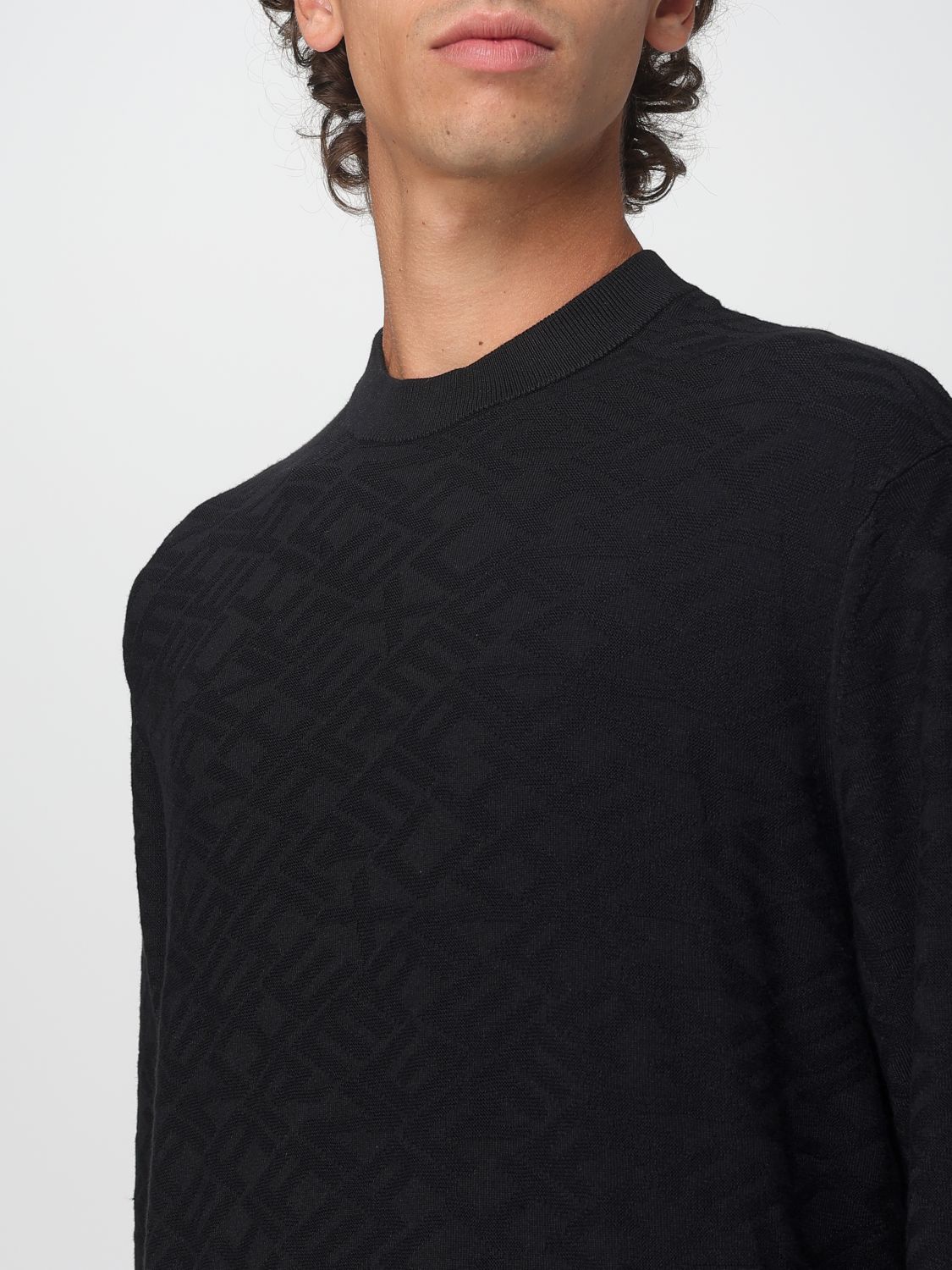 Crew-neck sweatshirt - Black