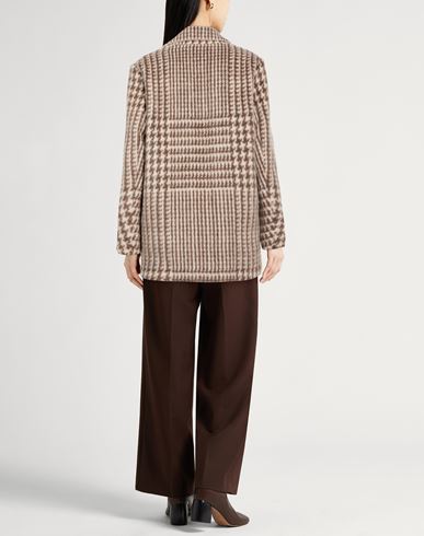 Forte_forte Woman Coat Beige Size 0 Virgin Wool, Alpaca wool