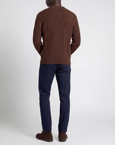 Man Sweater Brown Size L Wool, Polyamide