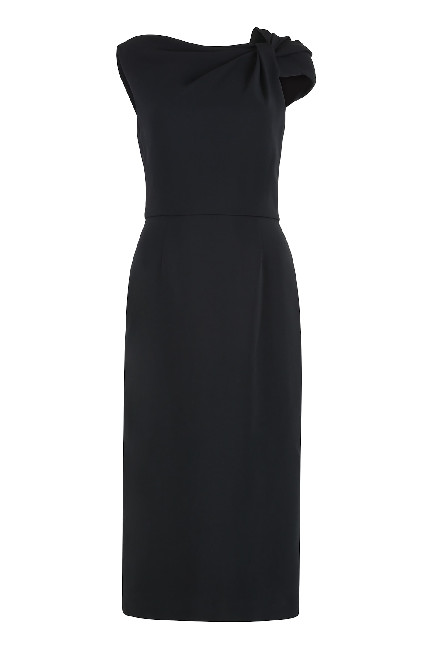Draped Midi Dress