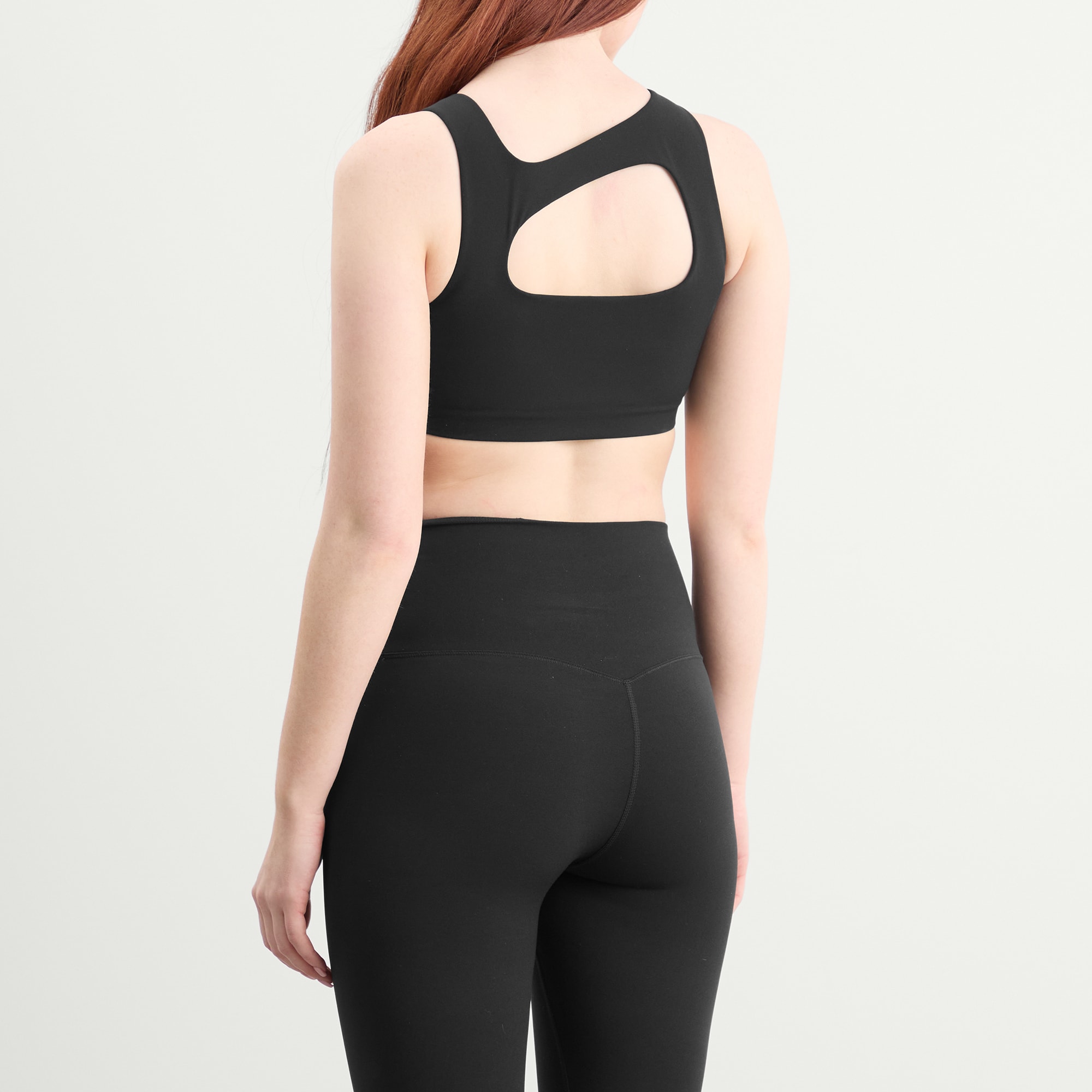 Women's Zenvy Light Support Bra Top Black/Cool Grey