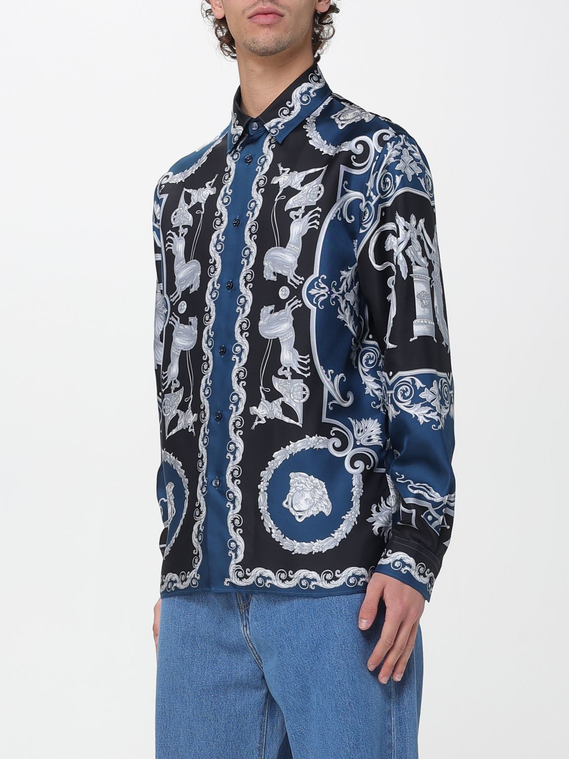 Shirt Men color Multicolor
