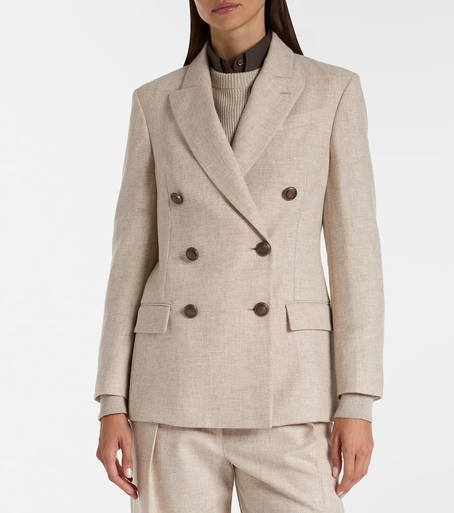 Wool and cashmere blazer