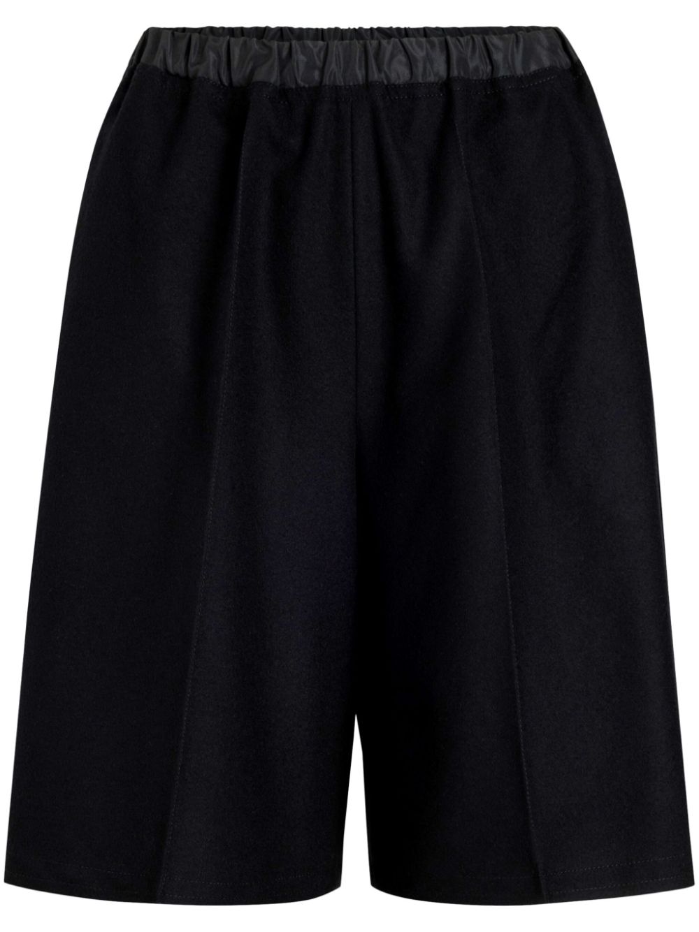 Pressed-crease shorts - Black