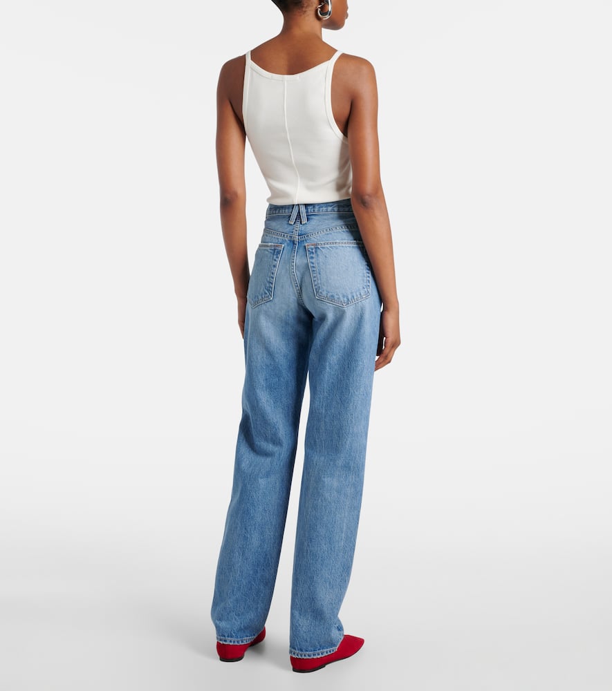Sophie low-rise straight jeans