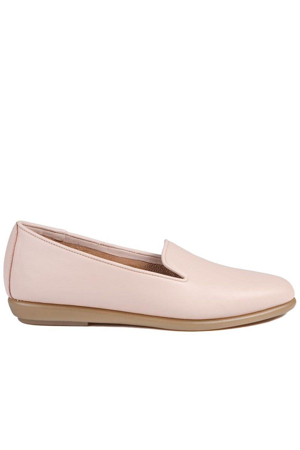 Pavers Women's Flat-Soled Casual Slip-On Shoes in Pink