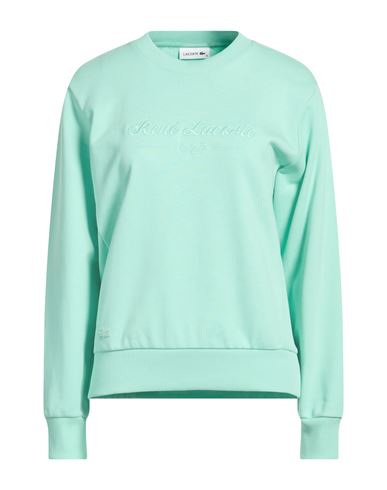 Woman Sweatshirt Light green Size 2 Cotton