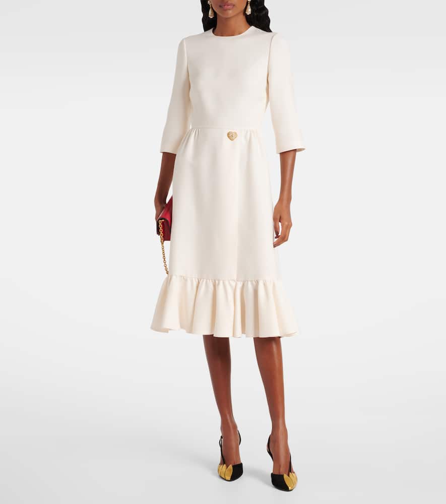 Crêpe Couture midi dress