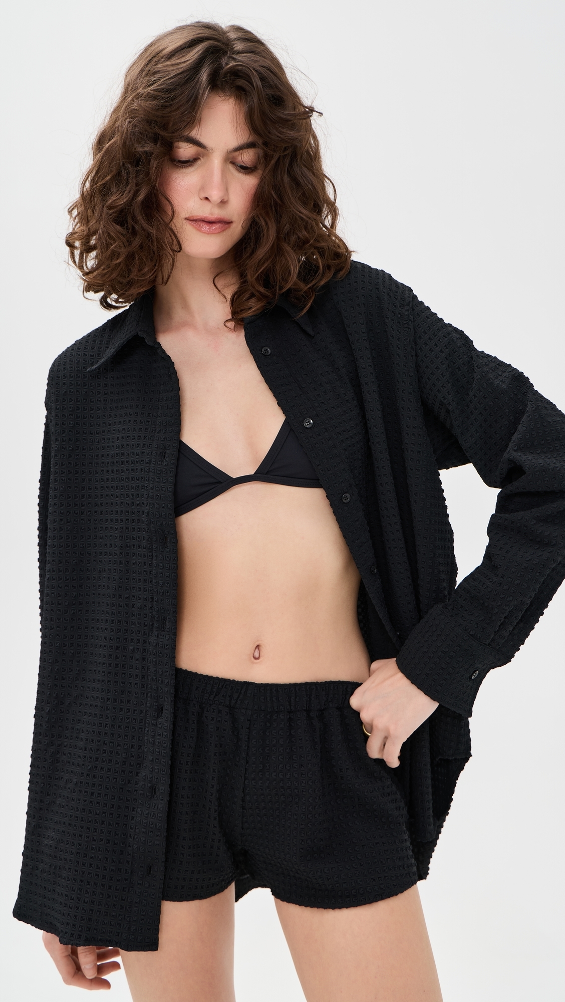 Oversized Shirt Black XL