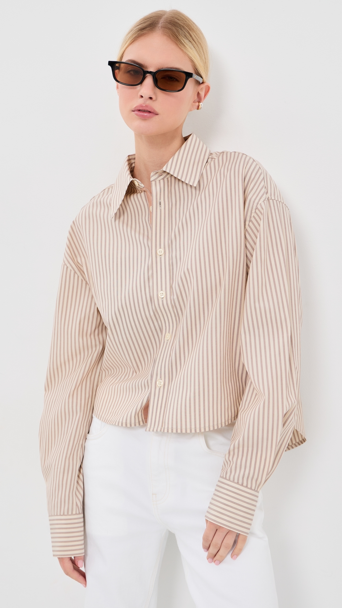 Tegan Button Down Shirt Currant