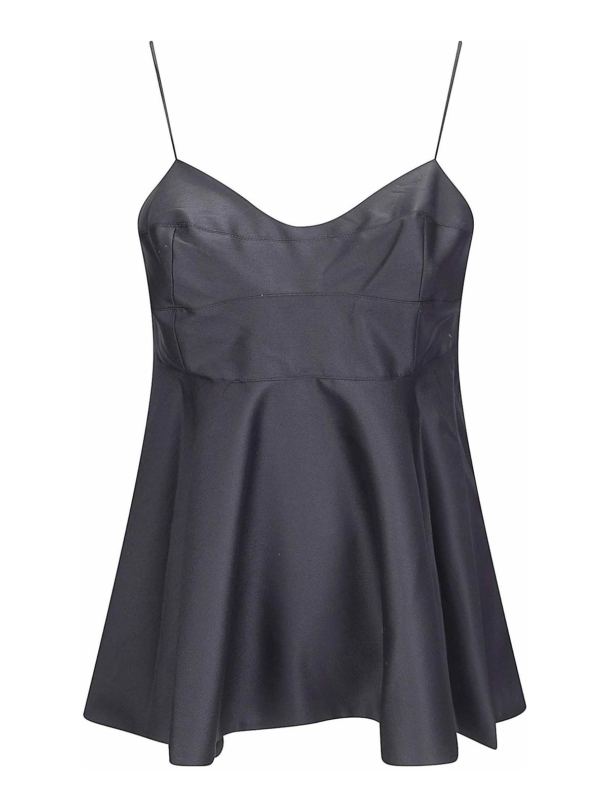 Bustier Peplum Top