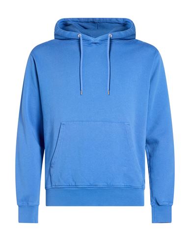 Man Sweatshirt Azure Size XS Organic cotton