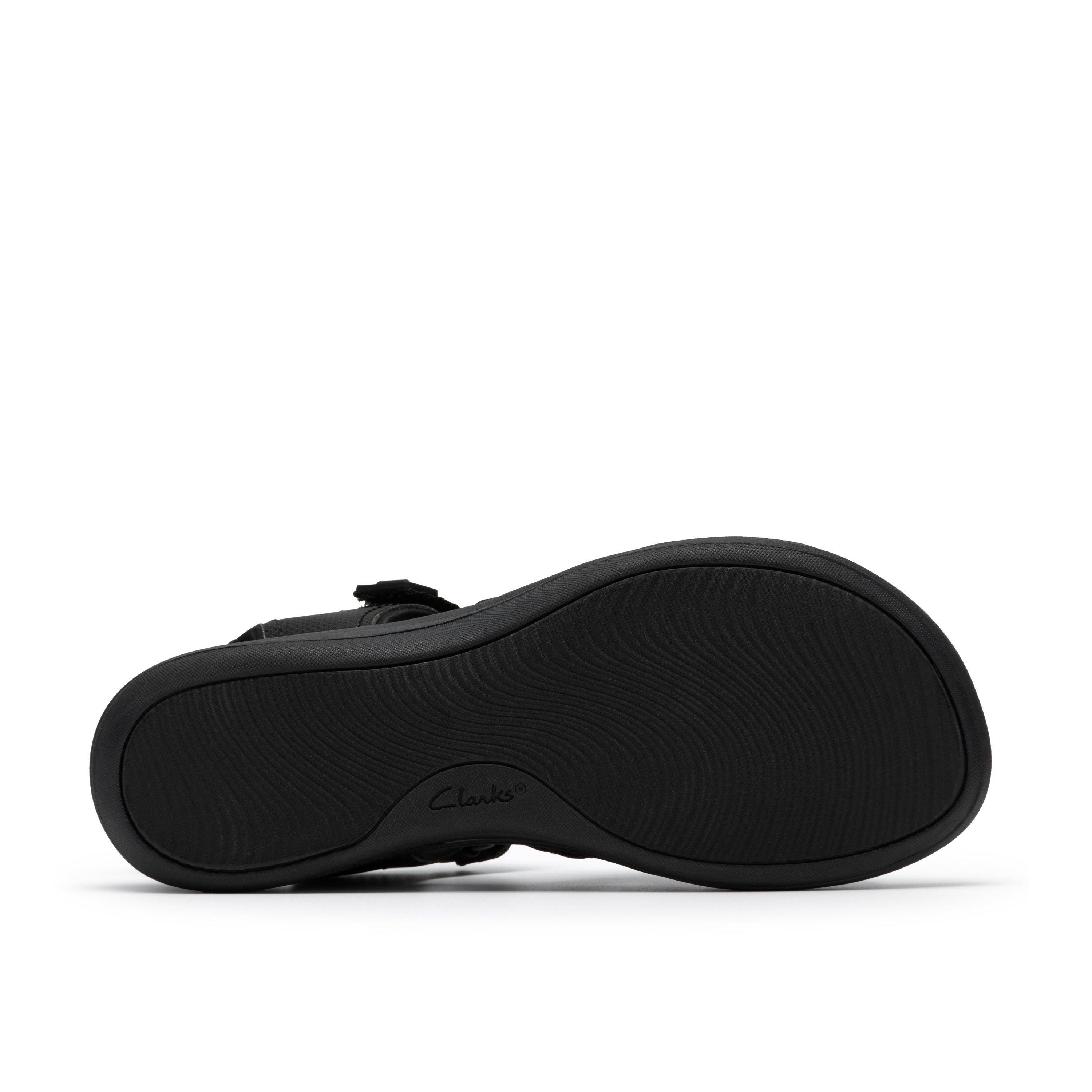 Clarks Mira Madi Black Strappy Sanda