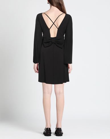 Woman Mini dress Black Size 8 Polyester, Elastane