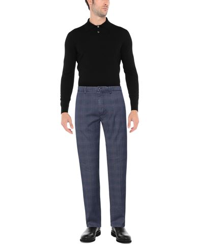 Man Pants Midnight blue Size 36 Cotton, Linen, Elastane