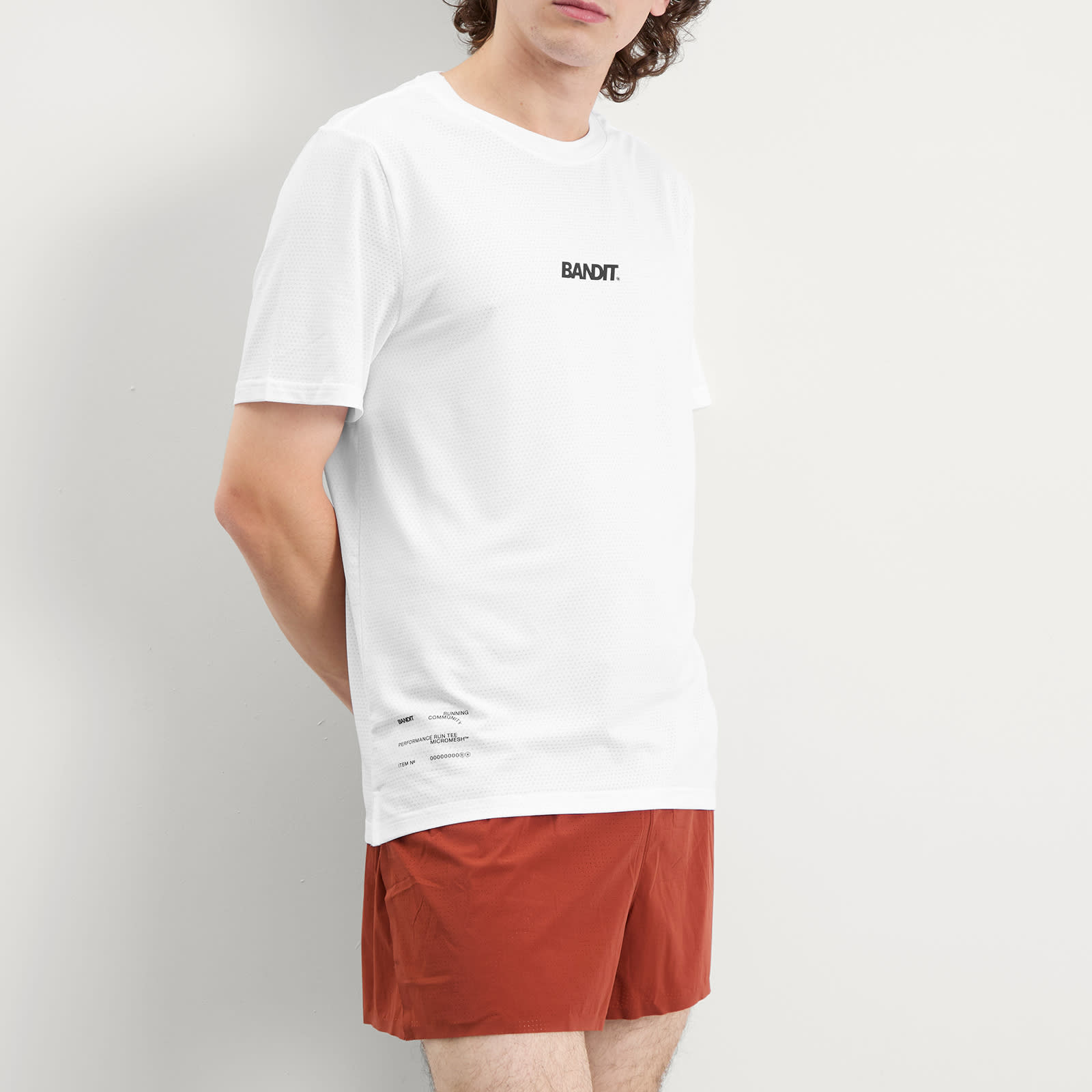 Men's Micro Mesh SS Performance T-Shirt White