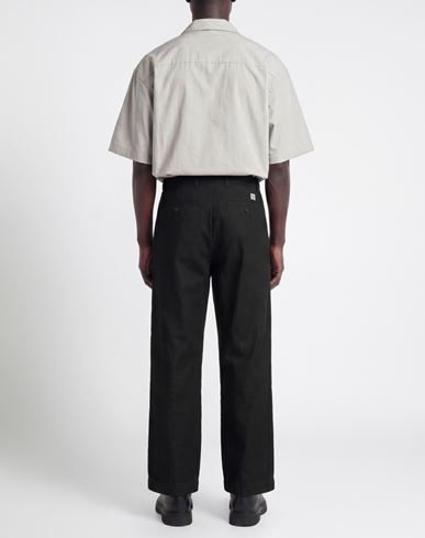 Man Pants Black Size 30 Cotton, Polyester