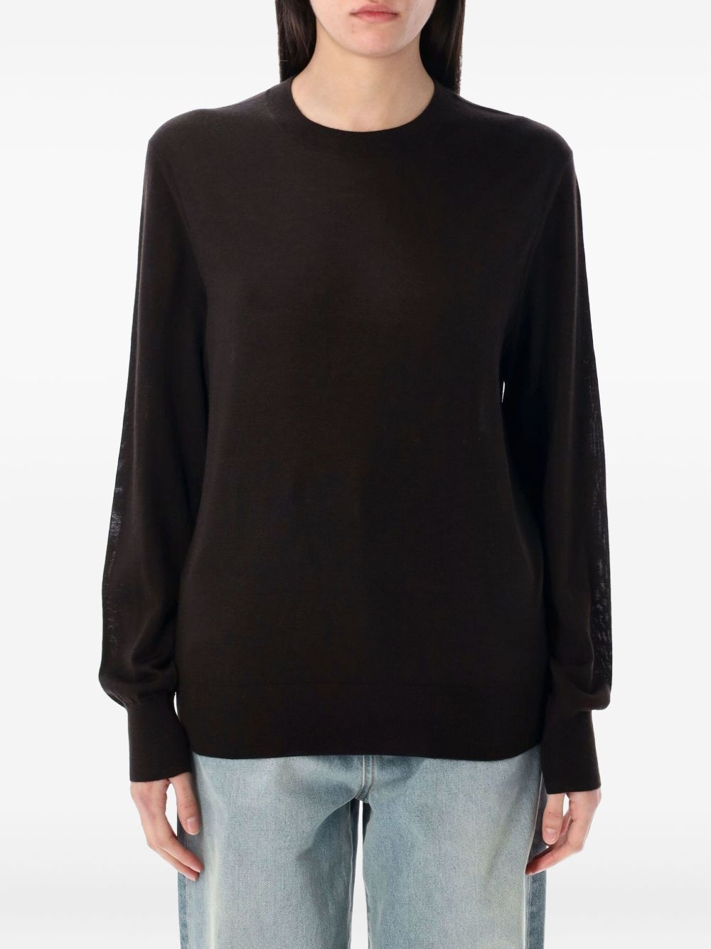 Longsleeved sweater - Brown