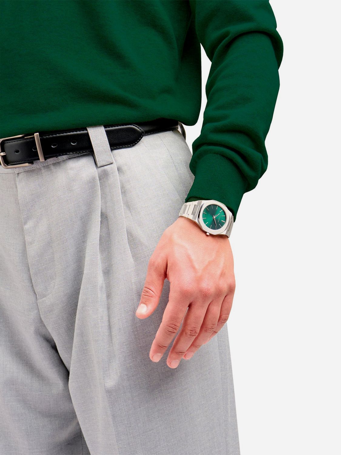 Watch Men color Green