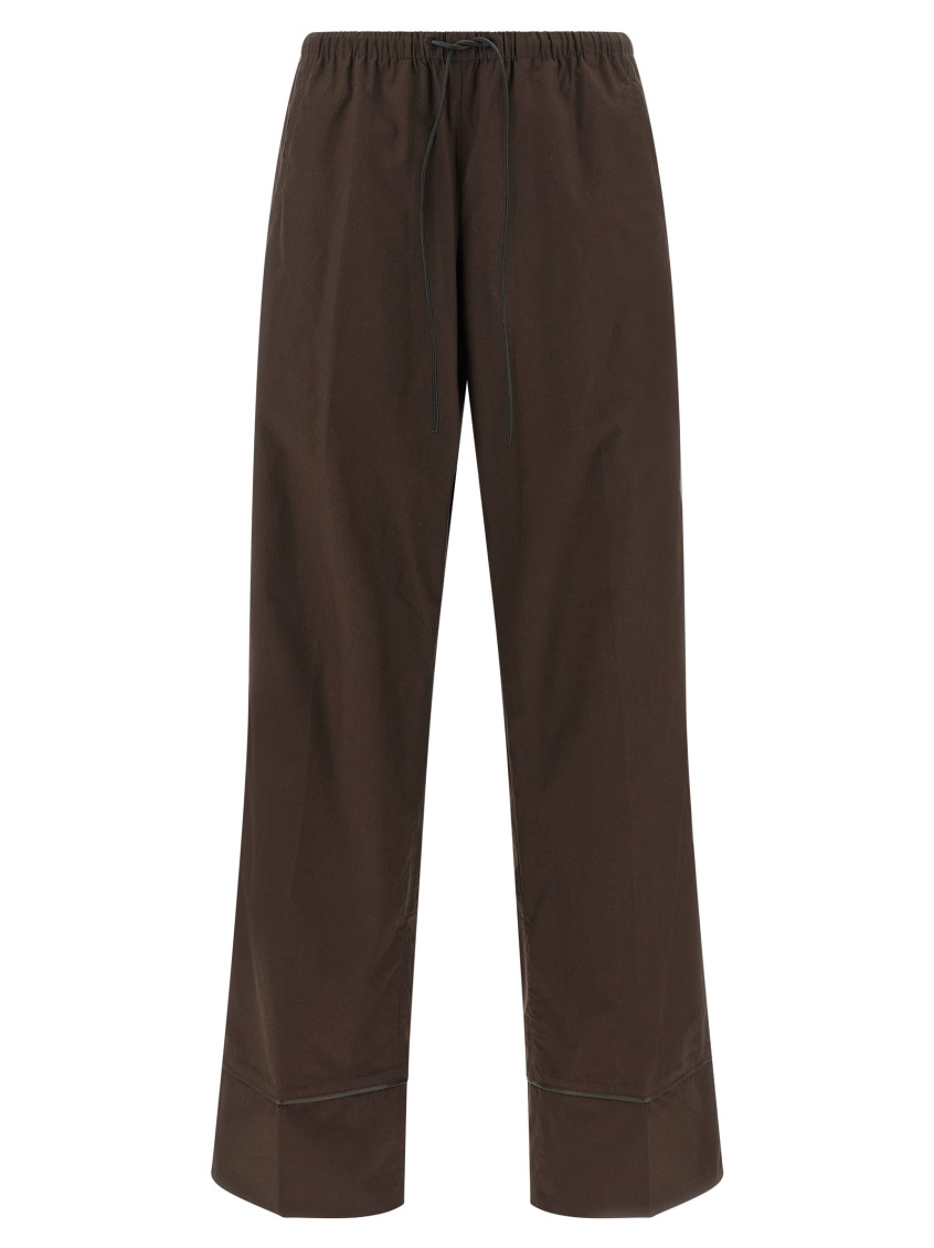 Leather Insert Pants