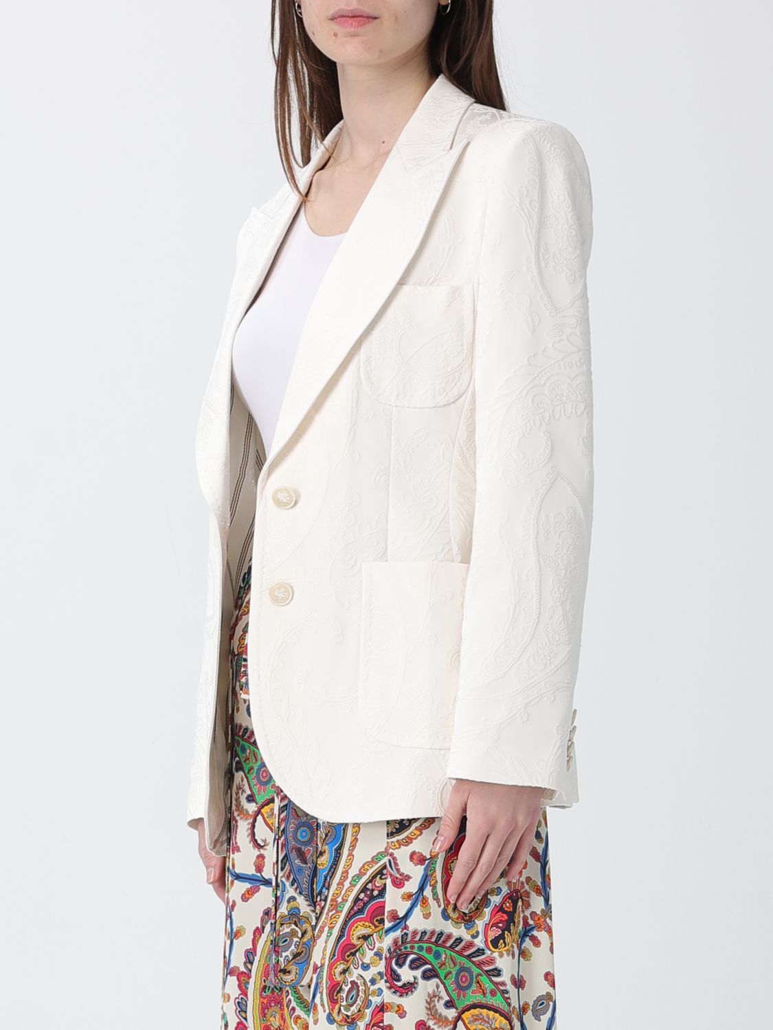 Blazer Woman color White