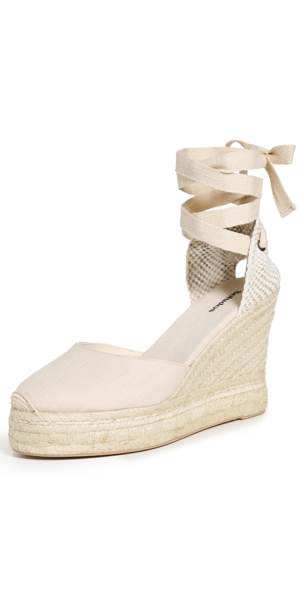 Platform Wedge Espadrilles Ivory