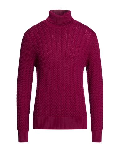 By Slowear Man Turtleneck Mauve Size 40 Virgin Wool