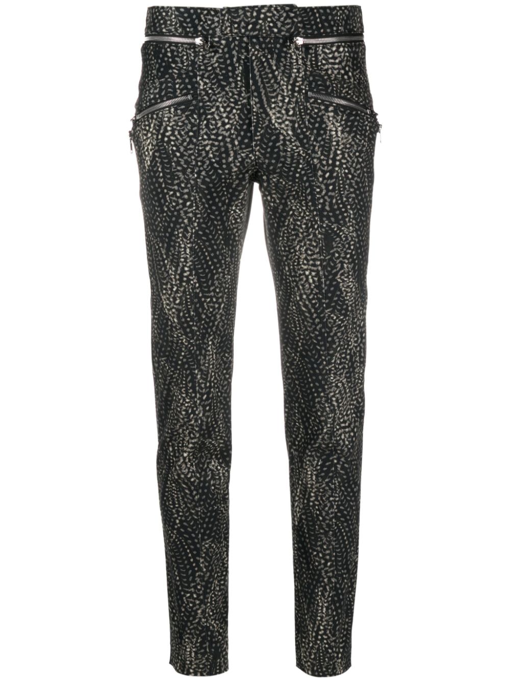 Izis slim-fit trousers - Black