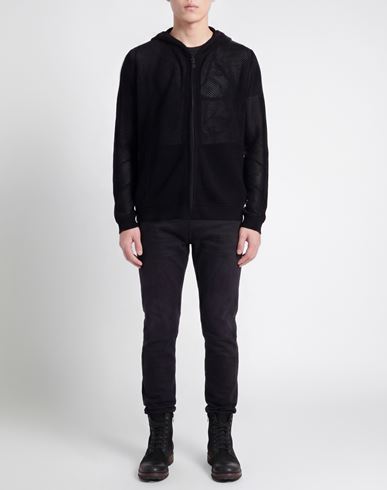 Man Cardigan Black Size L Organic cotton