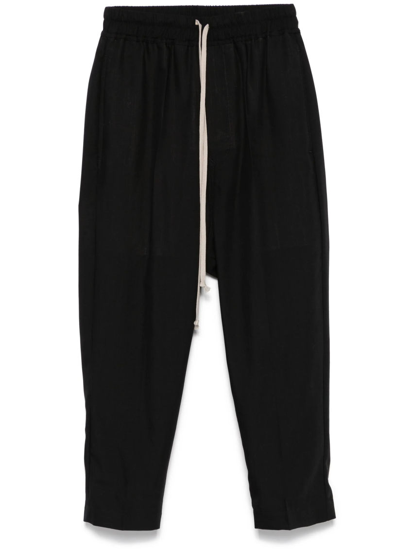 Black Drawstring Trousers