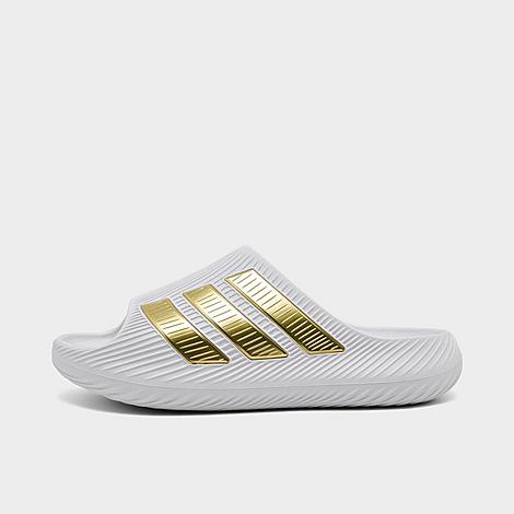 Men's Purechill Slide Sandals in Cloud White/Gold Metallic/Gold Metallic
