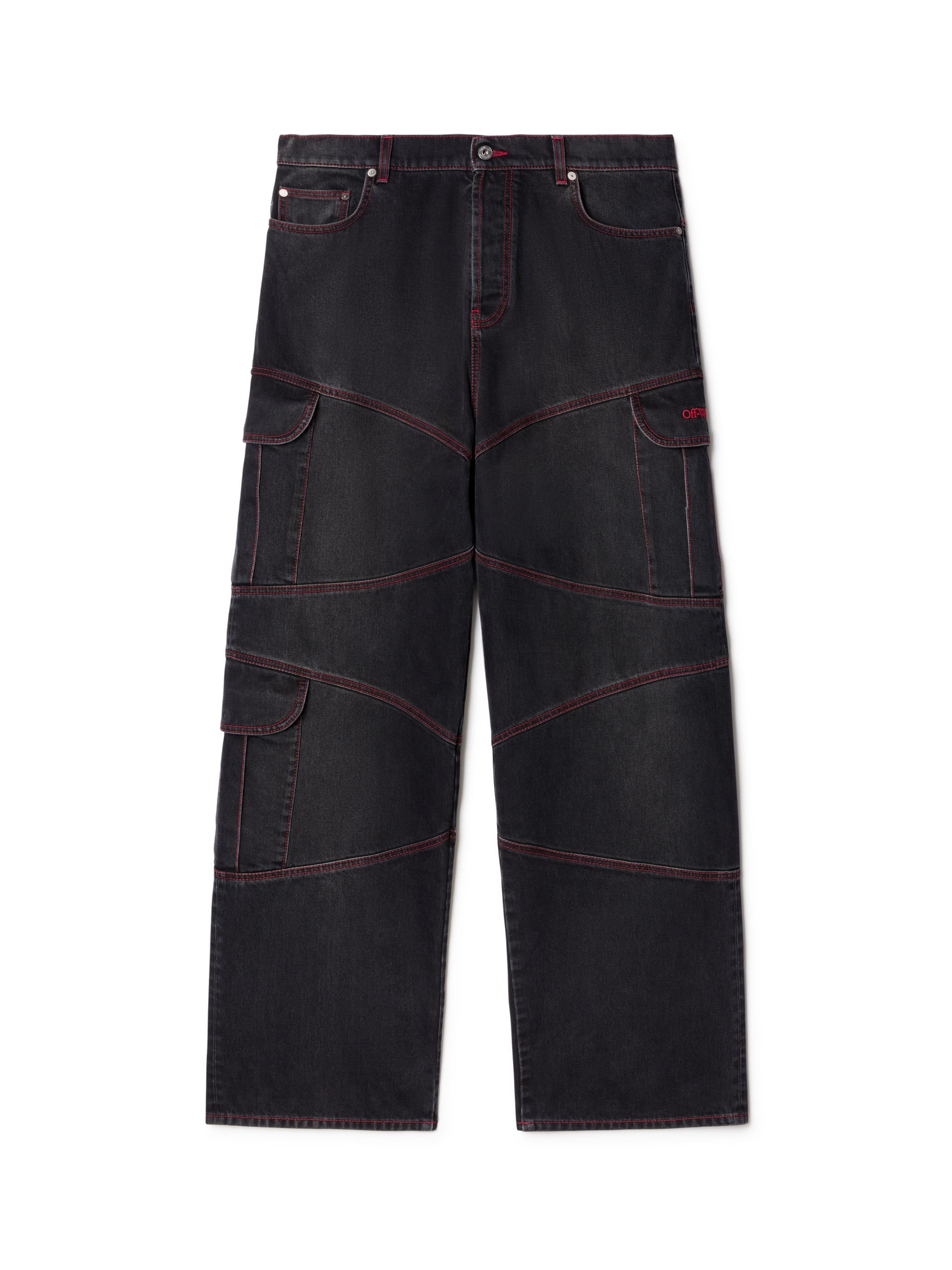 Script Samurai Straight Jeans
