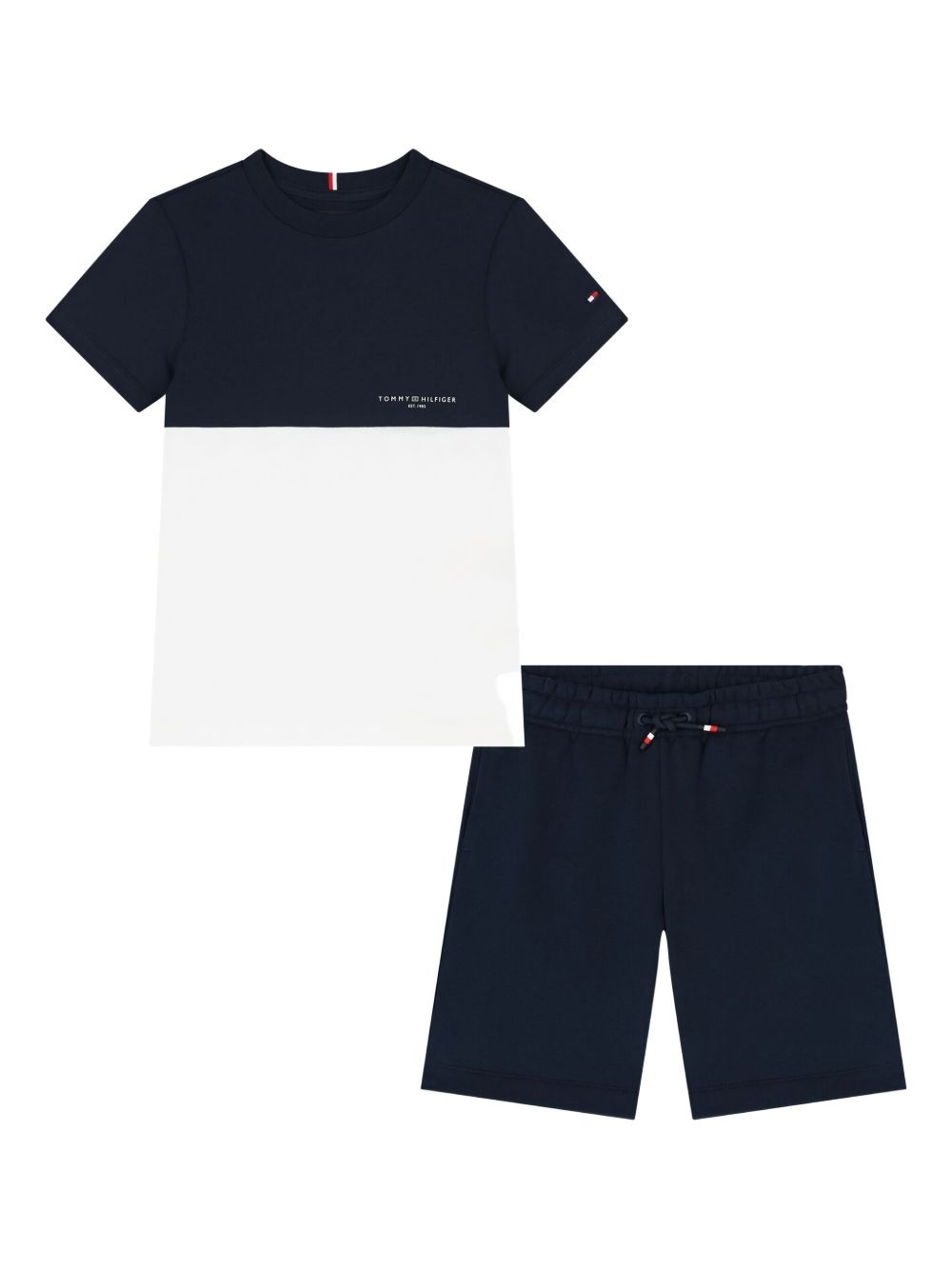 Tommy Hilfiger Junior colour-block shorts (set of two) - Blue