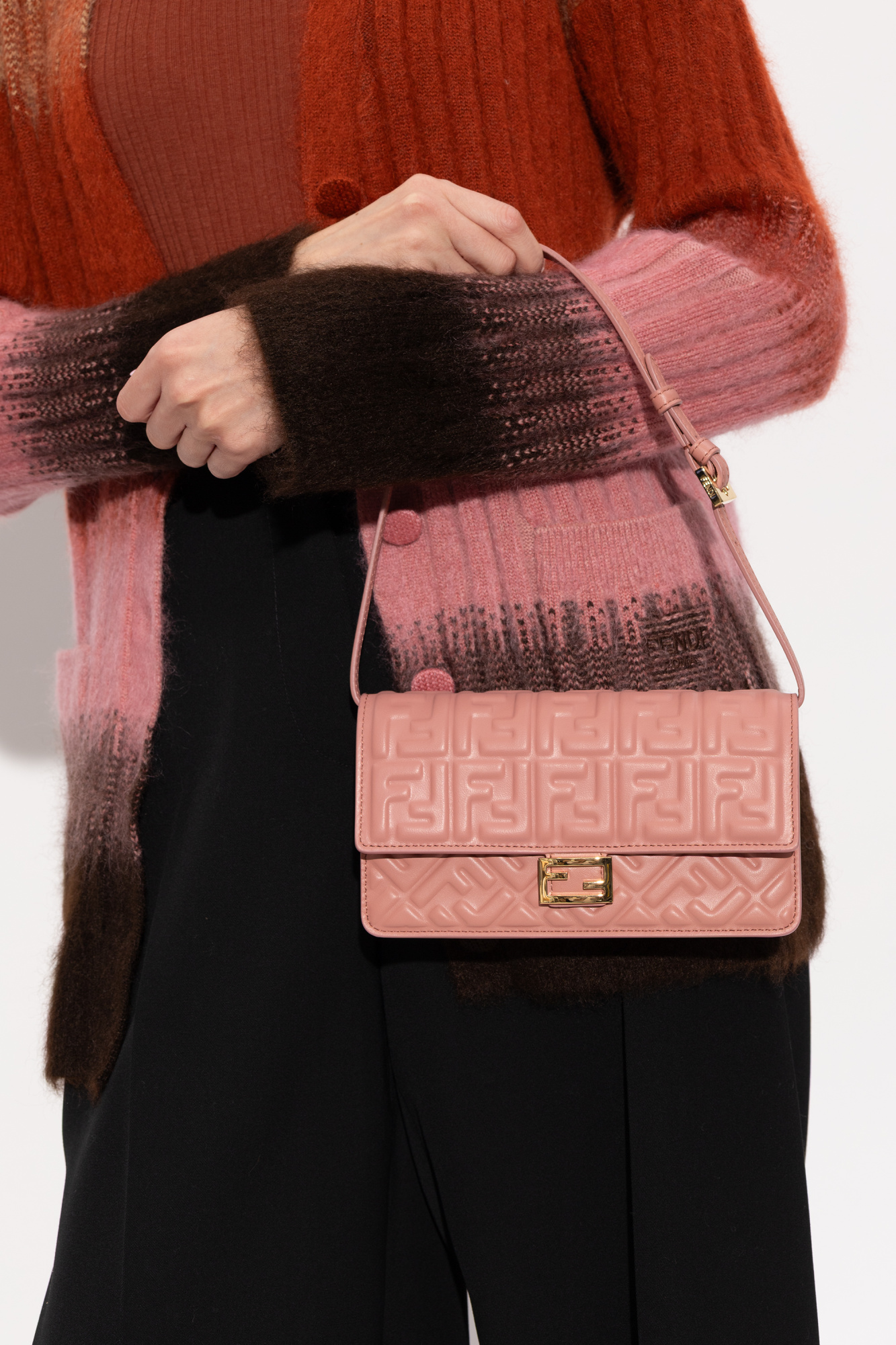 "Baguette" Shoulder Bag, Women's, Pink