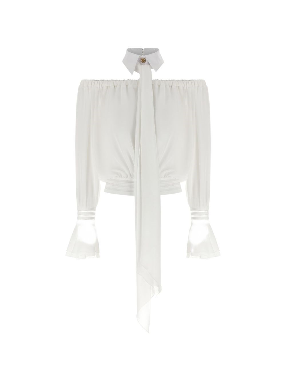 Shirt Collar Blouse Shirt And Blouse White