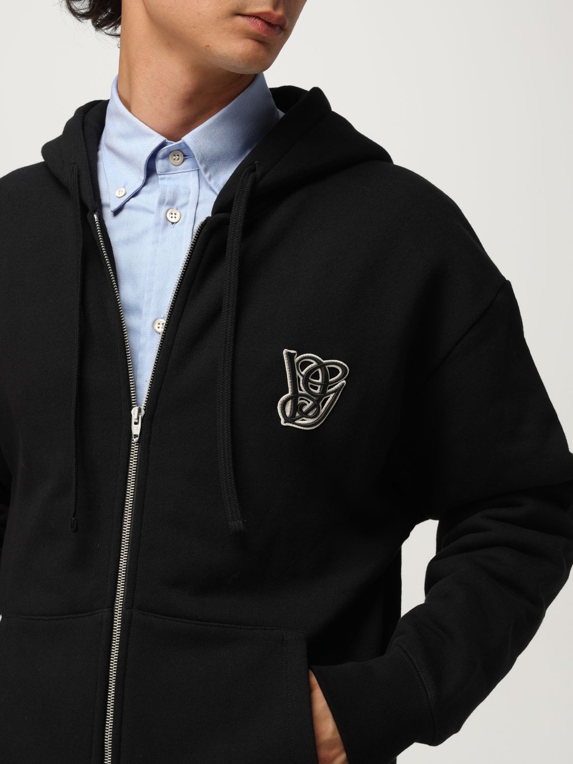 Sweatshirt Men color Black