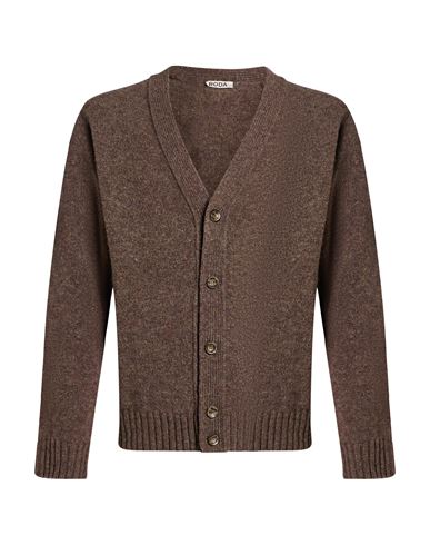 Man Cardigan Taupe Size S Wool