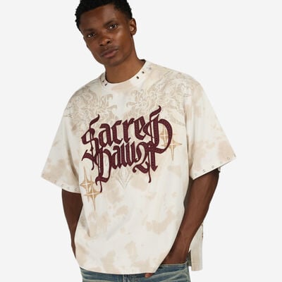 Men's Sacred Dawn T-Shirt in cream